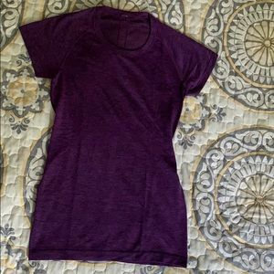 Purple lululemon athletic shirt